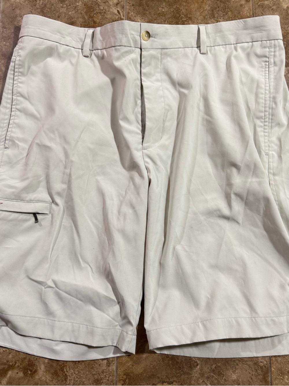 Greg Norman Collection White Performance Hybrid Shorts